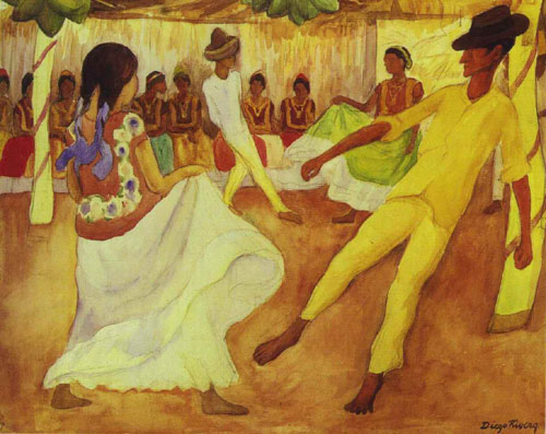 quadro do pintor Diego Rivera