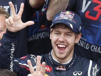 Vettel é tricampeão mundial de Fórmula 1 em Interlagos