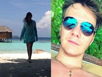 Thais Fersoza e Michel Teló aproveitam dias de folga em praia paradisíaca