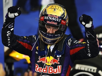 Campeão, Vettel vence sétima prova seguida na temporada de Fórmula 1, em Abu Dhabi