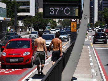 Curitiba e São Paulo têm temperatura recorde