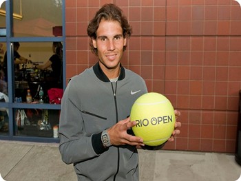 Rafael Nadal acerta sua presença no torneio Rio Open