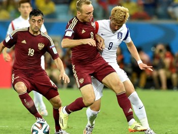 Rússia 1 x 1 Coreia do Sul: Goleiro russo falha e europeus empatam com asiáticos na estreia da Copa do Mundo 2014