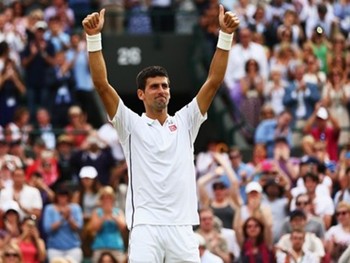 Tênis - Djokovic vence Dimitrov e está garantido na decisão do torneio de Wimbledon